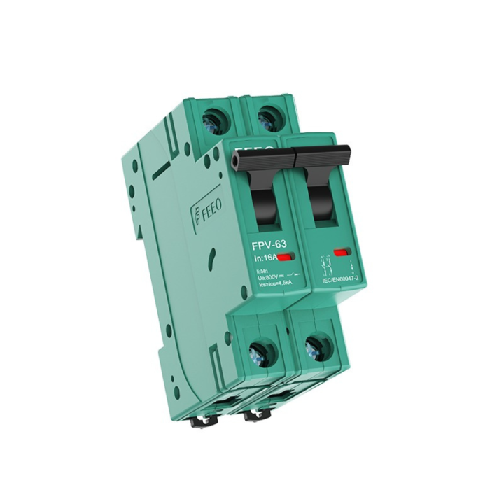 Interruptor Termomagnético 2P 16A 800VDC | Protección para Sistemas Solares