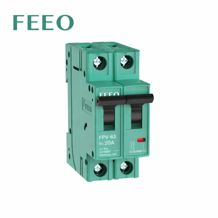Interruptor Termomagnético 2P 16A 800VDC | Protección para Sistemas Solares