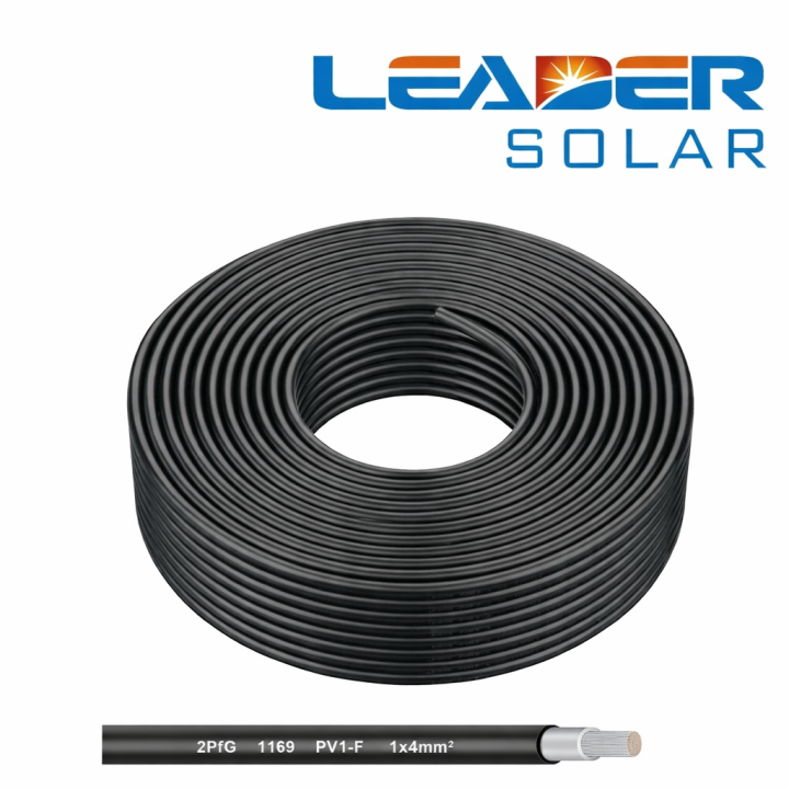 Cable fotovoltaico negro 12AWG (100m)