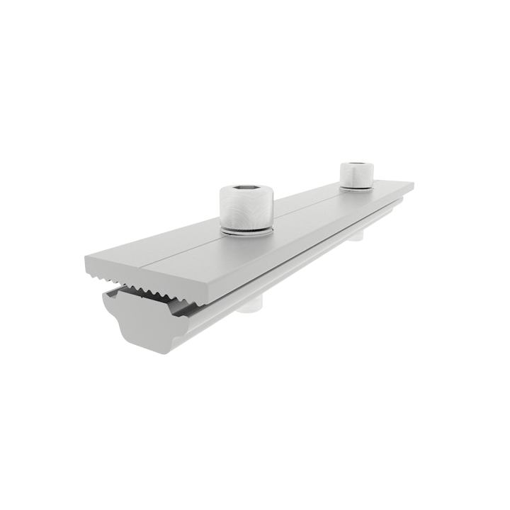 Kit de Empalme para Rieles 100 mm | Conector Solar Resistente