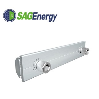Kit de Empalme para Rieles 100 mm | Conector Solar Resistente