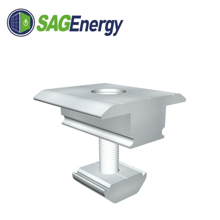 Abrazadera intermedia ajustable